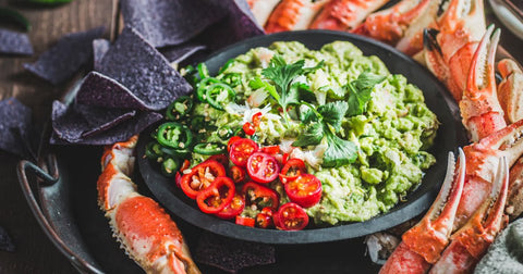 Authentic Guacamole with Jonah Crab Claws - Maine Lobster Now