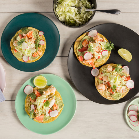 Street Style Lobster Tacos with Avocado and Lime Crema
