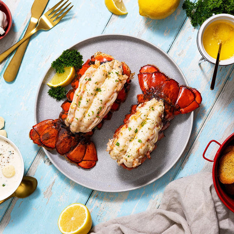 7-8 oz. Maine Lobster Tail x 2 - Maine Lobster Now