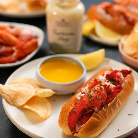 Lobster Roll Kit - 6 Pack (2 lbs. Maine Lobster Meat) - Maine Lobster Now